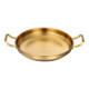 Korean stainless steel dry pot seafood pot army hot pot basin thickened pan commercial double ear plate crayfish plate