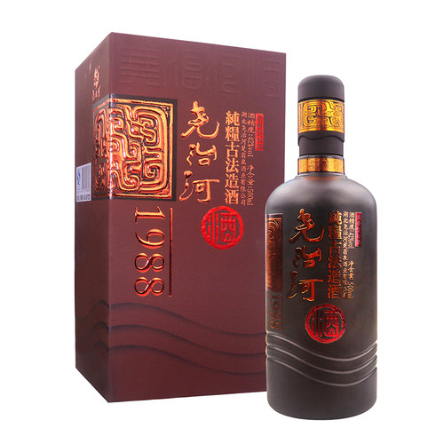 尧治河酒42度1988浓香型500ml国产白酒礼盒装 纯粮食酒婚宴喜酒 - 图3