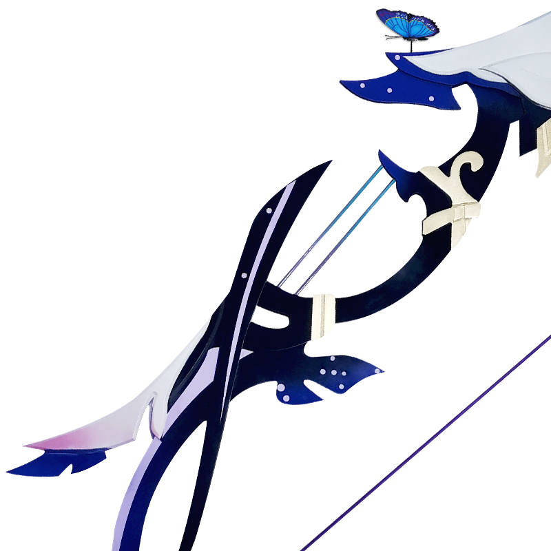 原神夜兰cos道具服 武器若水专武麒麟弓 不可发射 夜澜 夜阑 木质 - 图1