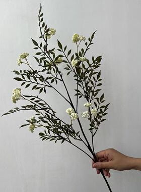 仿真绿植奶油风室内玄关花餐厅