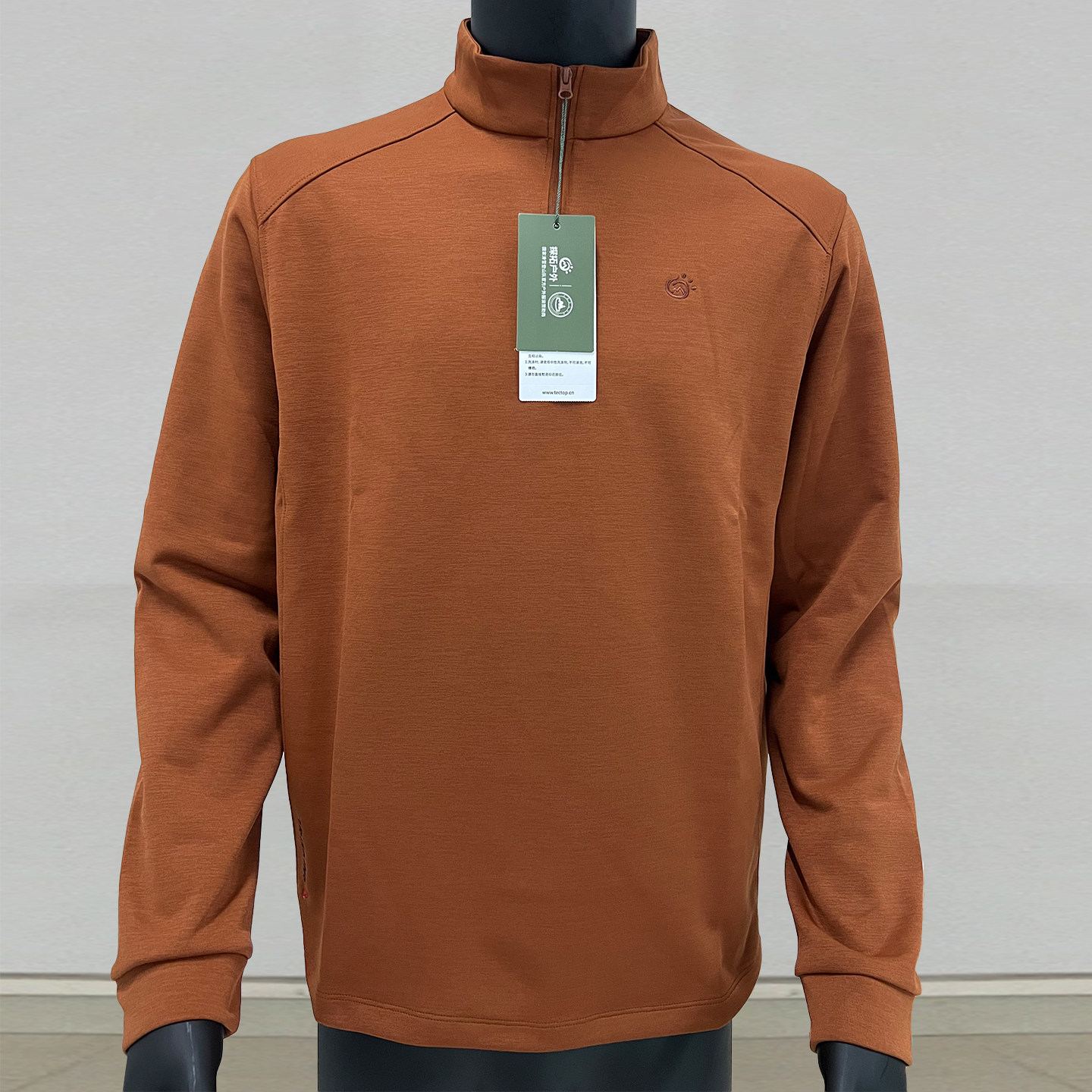 探拓户外秋冬季防风保暖立领长袖休闲衣男士款套头徒步运动T恤衫,淘宝优惠券,粉丝福利购,淘宝优惠卷