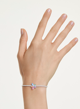 【明星同款】施华洛世奇Capsule花朵束颈项链配饰饰品高级送礼物