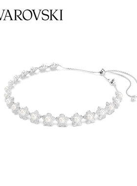 【明星同款】施华洛世奇Capsule花朵束颈项链配饰饰品仿珍珠