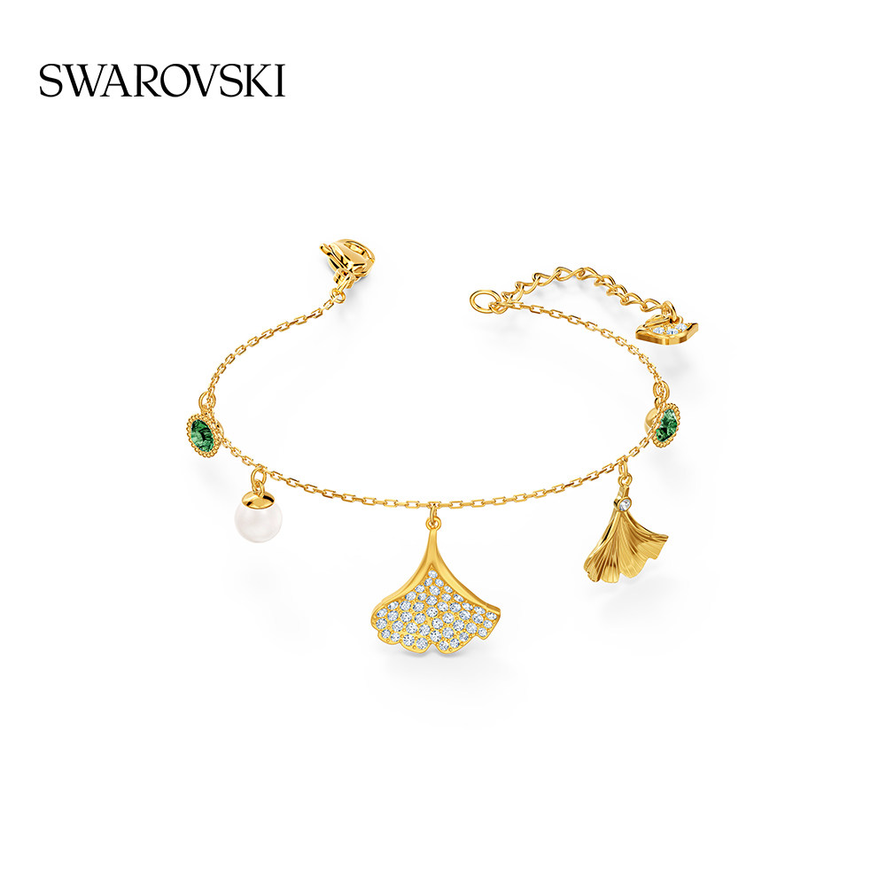 施华洛世奇stunning银杏叶女手链 施华洛世奇手链