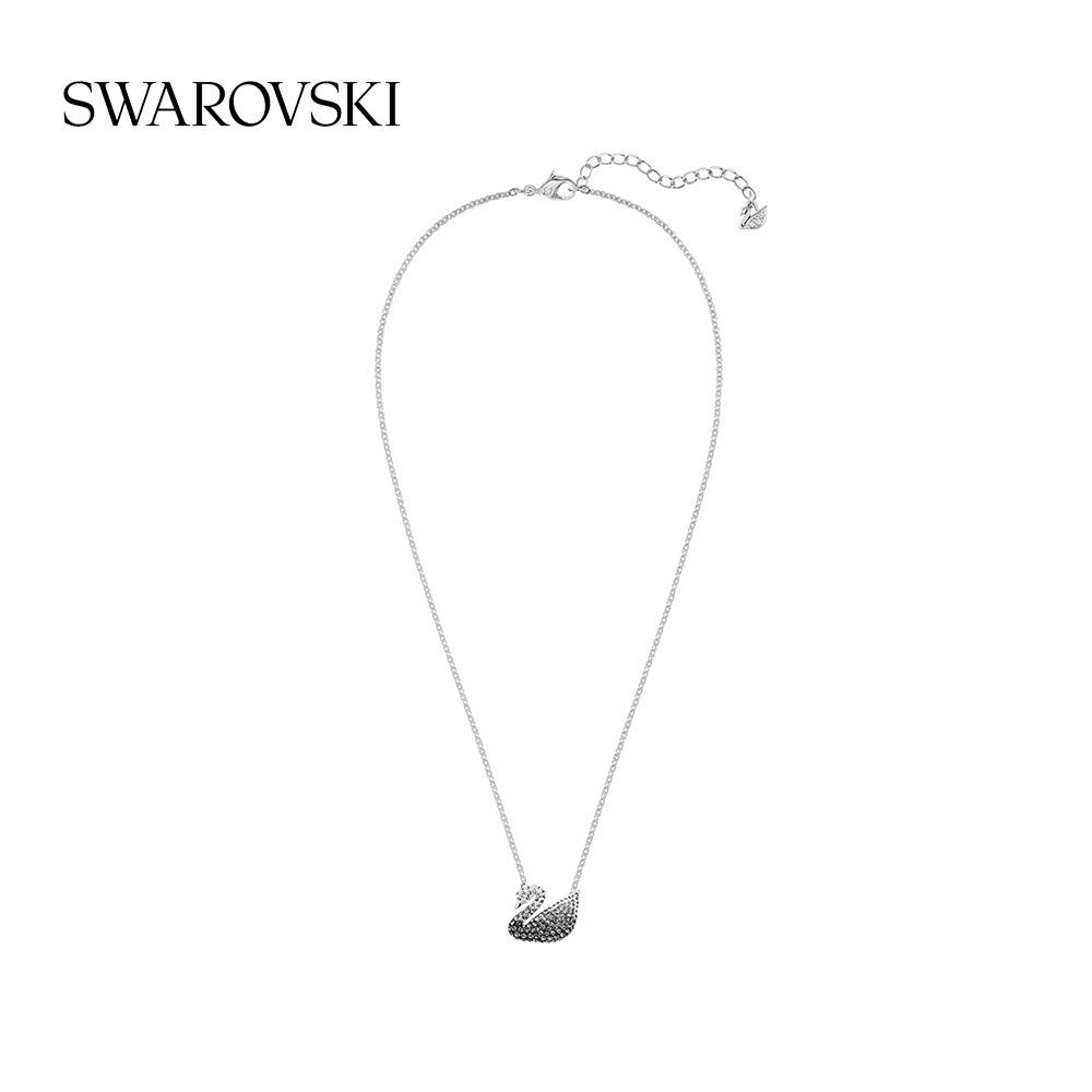 女项链 SWAN ICONIC 大 施华洛世奇黑白渐变天鹅 新品 女项链 SWAN ICONIC 大 施华洛世奇黑白渐变天鹅 新品