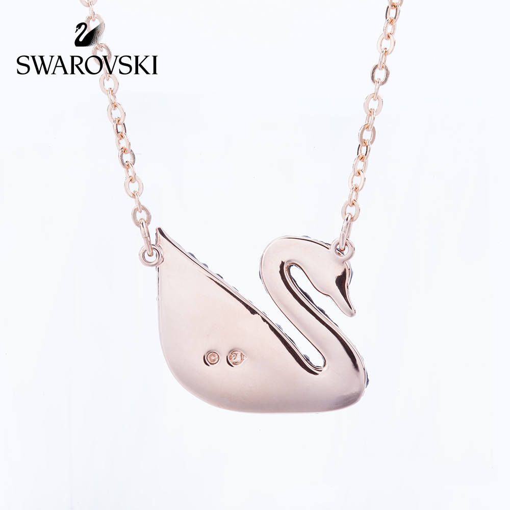 时尚黑天鹅项链女锁骨链项链 项链 SWAN ICONIC 施华洛世奇 时尚黑天鹅项链女锁骨链项链 项链 SWAN ICONIC 施华洛世奇