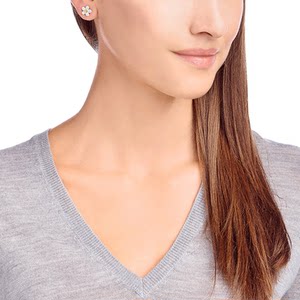 施华洛世奇Tough花朵耳钉配饰耳饰度假风送礼物