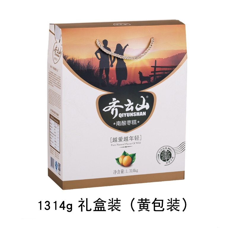 齐云山南酸枣糕礼盒装江西赣州特产零食年货送礼618g/1314g/4斤装-图0