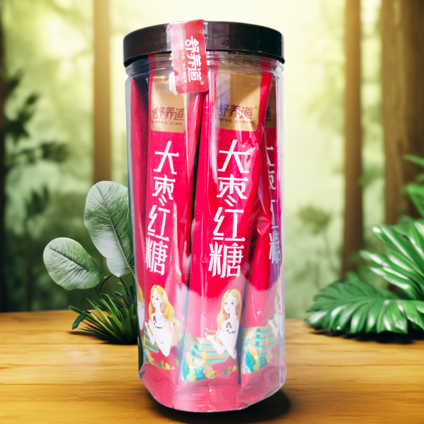 舒养道益母红糖姜茶女生月经大姨妈产妇红枣阿胶姜枣独立小袋罐装 - 图3