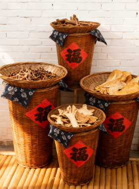 仿古竹编箩筐蔬菜篮展示收纳