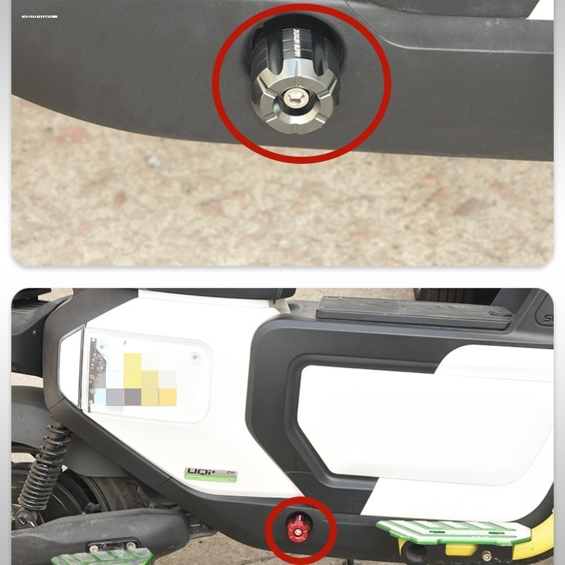 小牛电动车U1/U+/UQI+/UQIS脚蹬塞堵头M2/MQis/G0/G2中轴塞改装件 - 图3