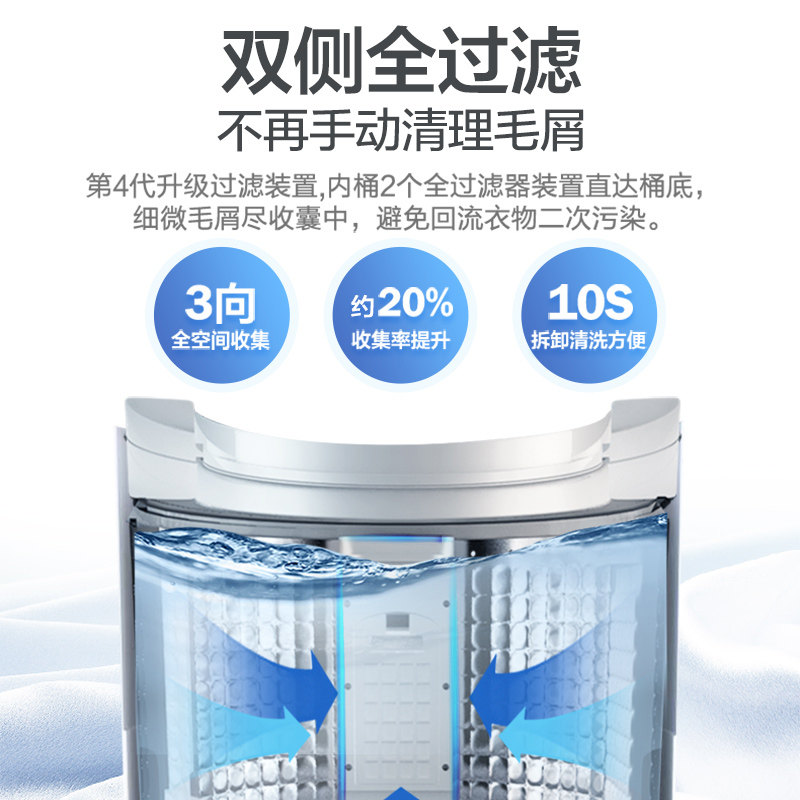 海尔官方10公斤全自动家用洗衣机 海尔洗衣机洗衣机