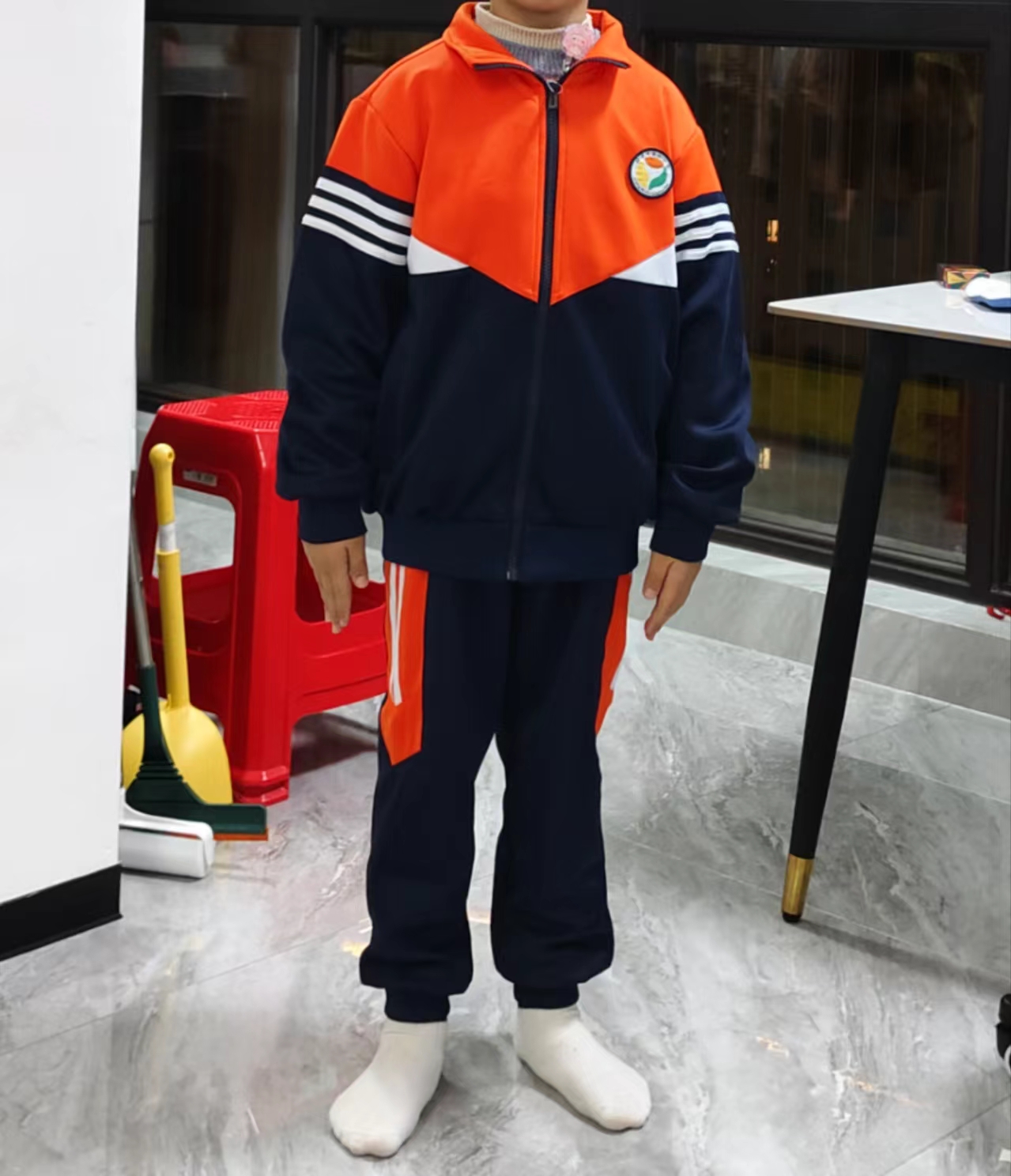 福清市滨江小学校服2024春秋运动服装英伦大班合唱班服套装毕业照 - 图2