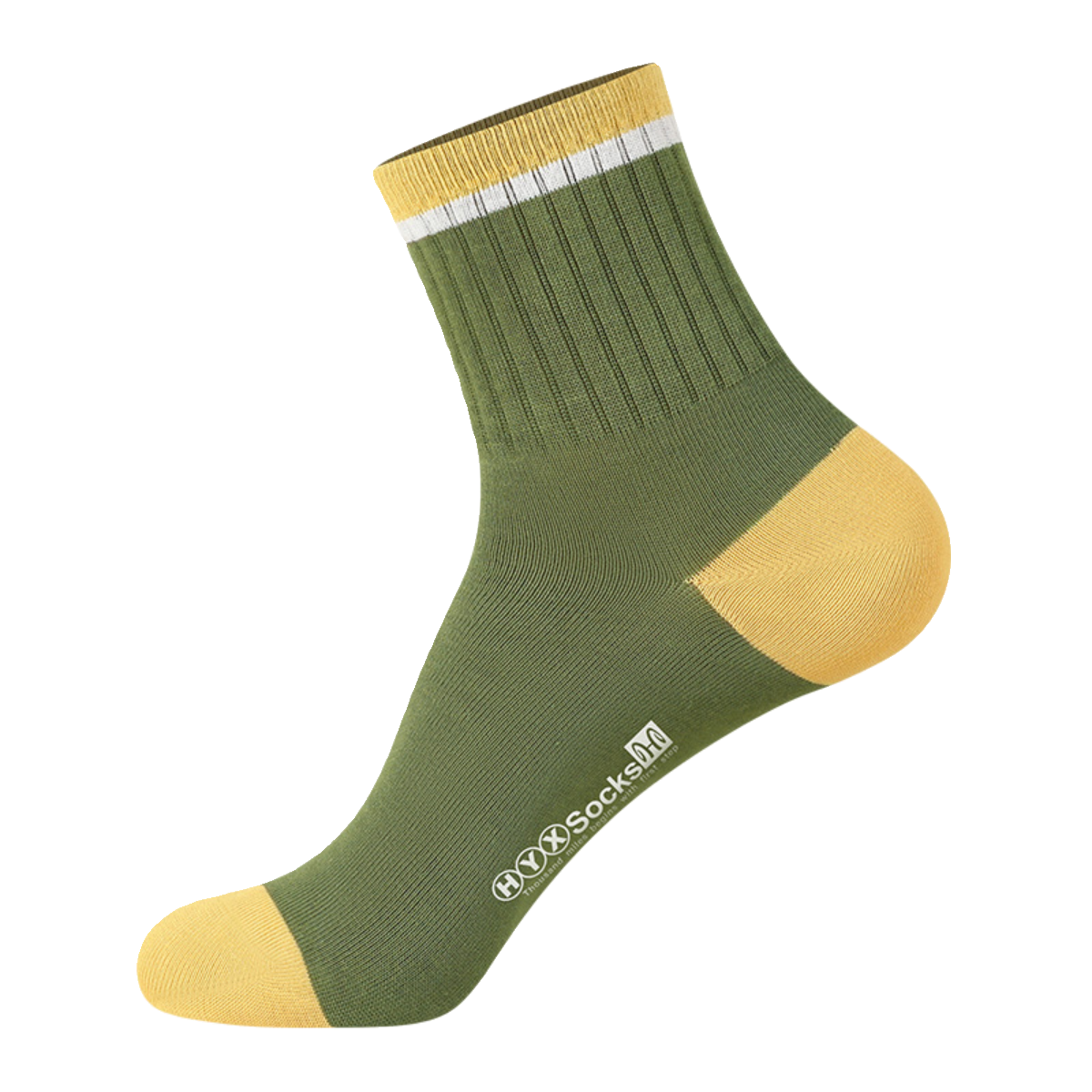 恒源祥袜子女纯棉防臭秋冬季100%正品女士中筒女袜运动吸汗女棉袜