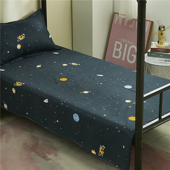 Pure cotton bed sheet single piece single dormitory pure cotton bed sheet