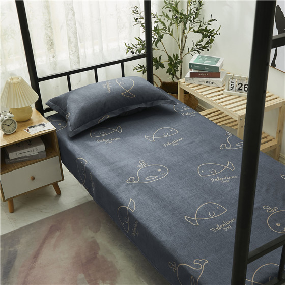 Pure cotton bed sheet single piece single dormitory pure cotton bed sheet