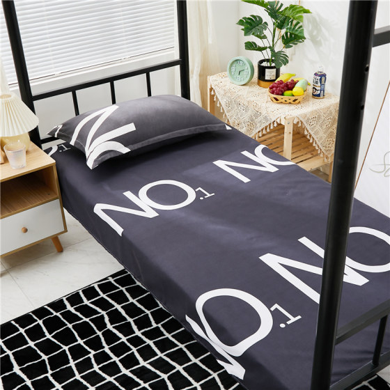 Pure cotton bed sheet single piece single dormitory pure cotton bed sheet