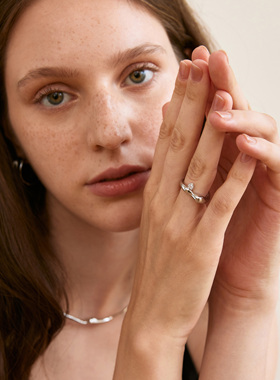 monSecret女嵌钻细戒戒指