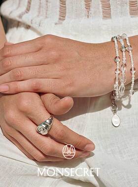 MONSECRET可调节漩涡戒指