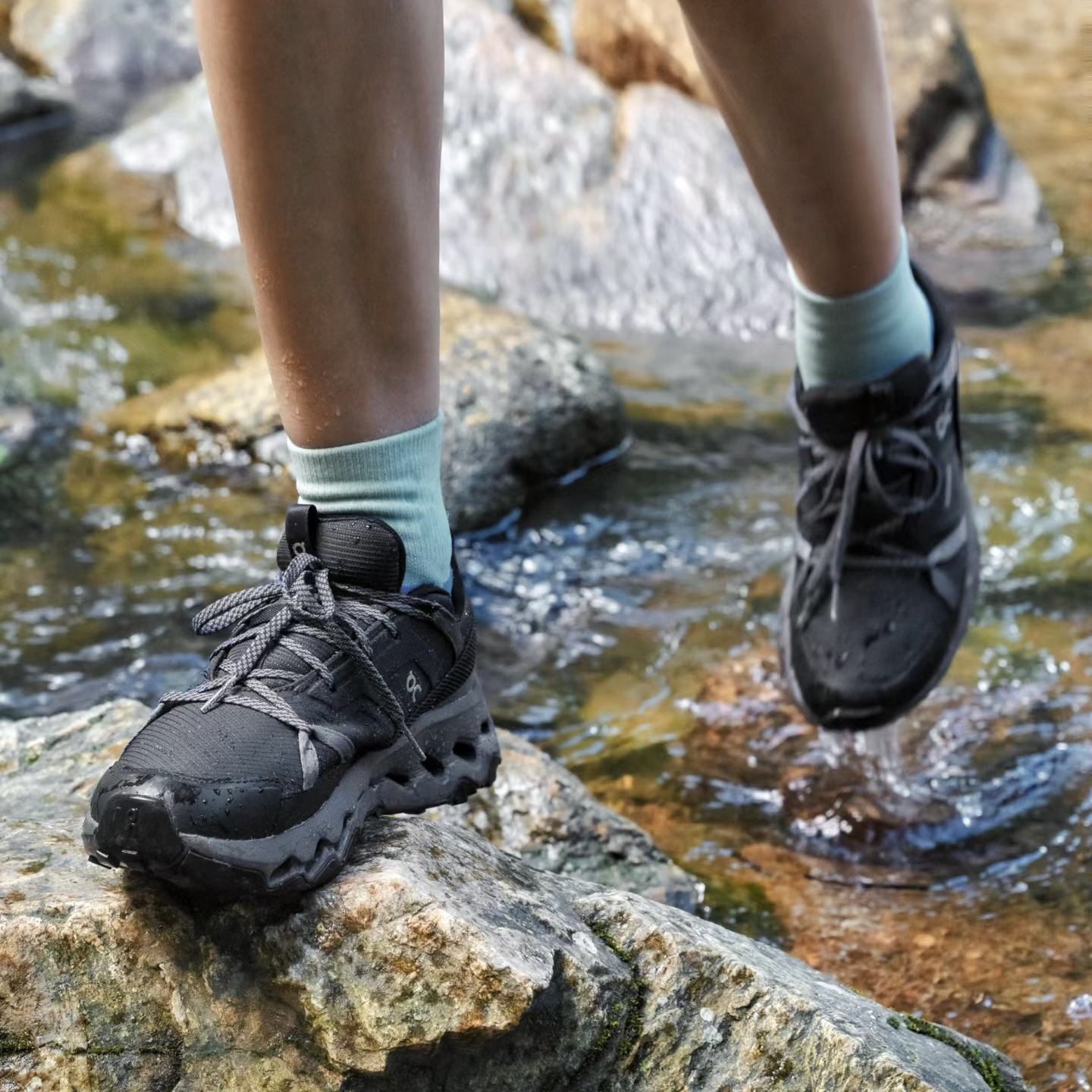 On昂跑 Cloudhorizon Waterproof 女款防水缓震户外登山徒步鞋 - 图0