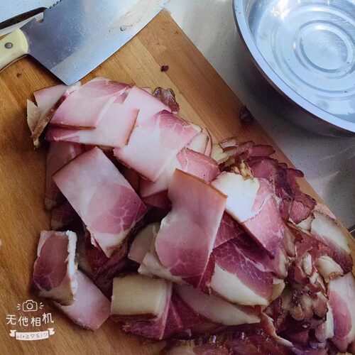 陕西烟熏猪肉腊肉精品后腿麻辣真空包装镇安晖哥腊肉特产礼盒500g - 图0