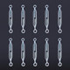 Double ring open body flower basket screw wire rope tensioner