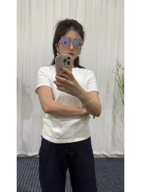 帕莎圆框紫片防紫外线墨镜女