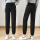Embroidered Bear High Waist Harem Sweatpants Women's Spring and Autumn