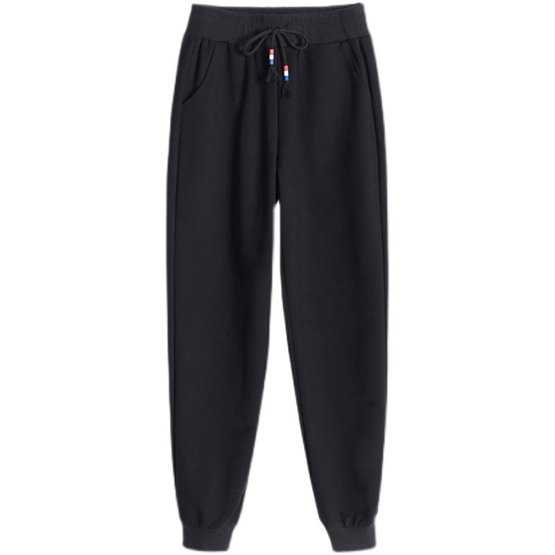 运动裤女卫裤春秋束脚宽松2022新款薄款外穿大码纯棉哈伦休闲裤子,淘宝优惠券,粉丝福利购,淘宝优惠卷