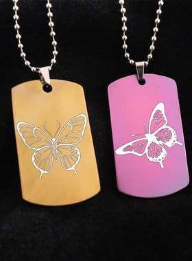 钛项链不过敏个性化多种颜色