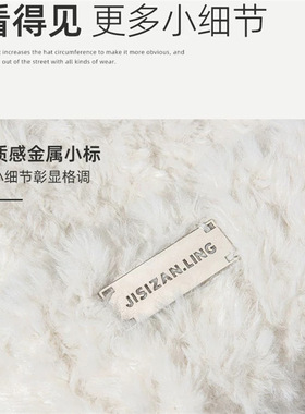 新款韩系氛围感帽子女简约时尚百搭毛线帽防寒保暖加厚显脸小盆帽