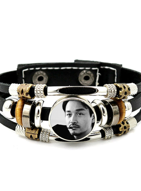 纪念张国荣哥哥手链手环手绳男女生收藏品明星周边手绳超酷定制