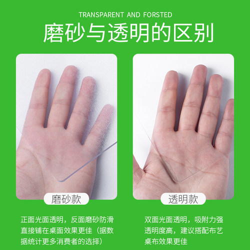 透明餐桌垫软玻璃塑料PVC茶几桌布防水防烫防油免洗长方形台布厚 - 图2