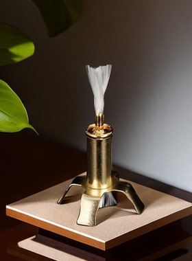 套装简易灯芯灯架内置油杯