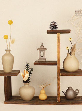 小摆件家居饰品柜子客厅茶桌置物架装饰品禅意高级感古风软装摆设