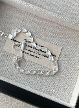 哑光豆豆鳞片手链女韩版简约小众设计百搭叠戴手环网红创意手饰潮