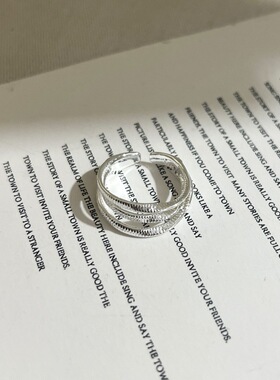 甜美气质海星戒指女几何五角星型简约百搭开口指环ins风食指戒潮