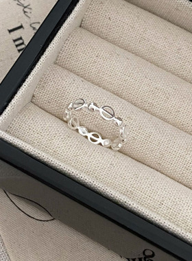 清仓特价开口戒指女复古时尚百搭叠戴甜酷指环学生地摊食指戒