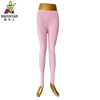 Scarecrow Underwear Spring and Autumn Women's warm Pants Single Autumn Pants Solid Color Modal Slim Leggings DC78501