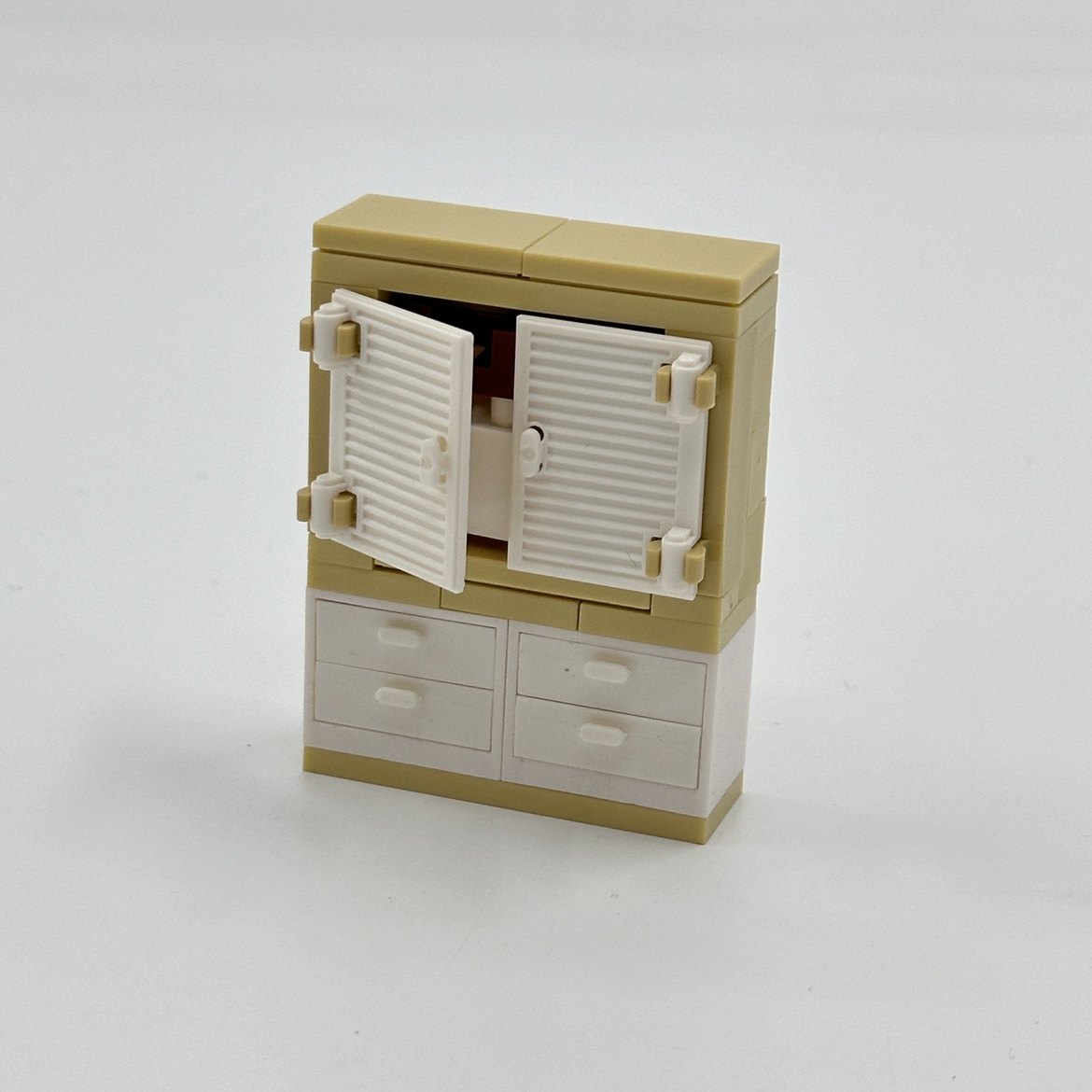 国产MOC现代衣服柜室内装家具DIY小颗粒积木 散装配件,淘宝优惠券,粉丝福利购,淘宝优惠卷