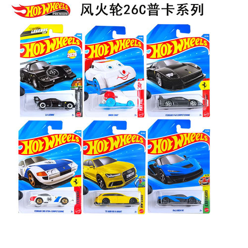 风火轮26JH新批次法拉利保时捷911芭比车仿真合金车模C4982 - 图1
