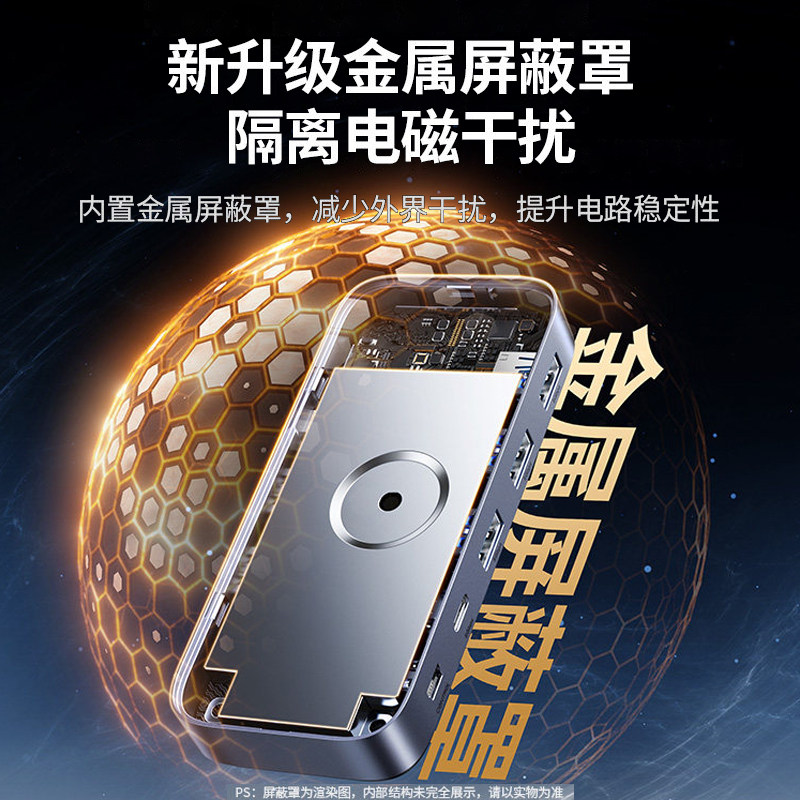 绿联kvm切换器hdmi二进一出四进一套键盘鼠标控制两台电脑2双主机共用一个显示器带多usb共享同步分配切屏器