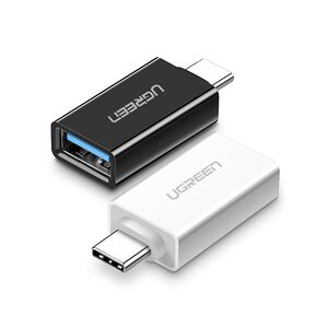 绿联OTG转接头Typec转USB3.0安卓平板接U盘MP3转换器适用于华为小米苹果iphone18Pro17-15Max手机Mate电脑