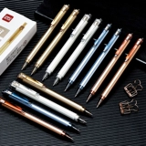 Геори нажала 0,5 мм минималистской японской перокуляции в стиле ручек с небольшими свежими и свежими скандинавскими творческими ручками, нажала на нейтральную ручку A521 Office Business Белый воротник