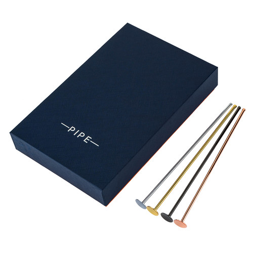 LUBINSKI鲁宾斯基四支装烟斗压棒金属烟丝斗配件疏通松烟器灭烟器 - 图3