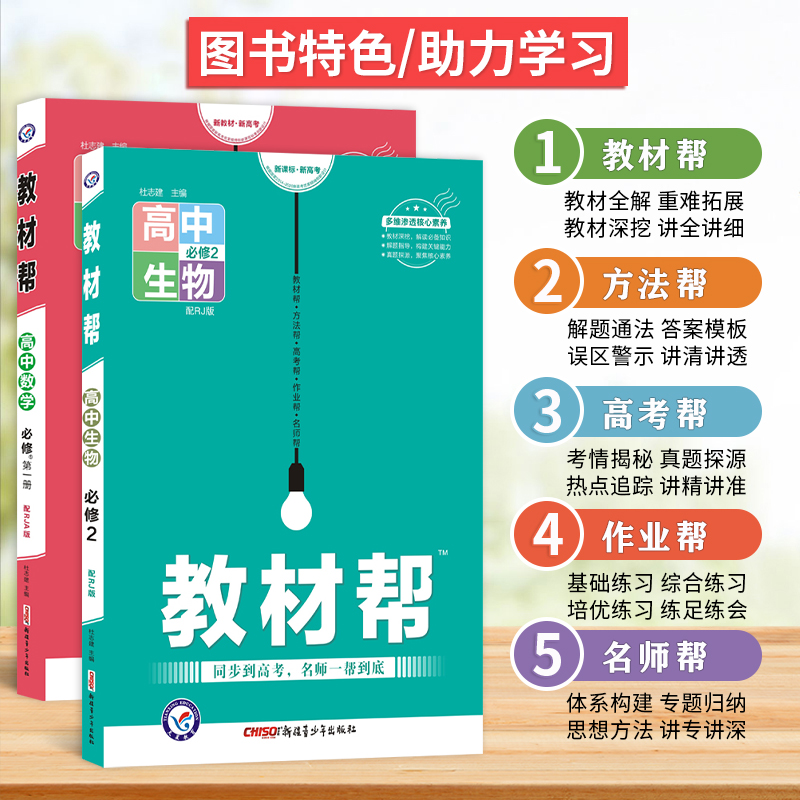 高一高二科目任选2022版高中教材帮语文数学英语物理化学生物政治历史地理必修第一二三册选修数学选择性必修1/2/3同步辅导资料书 - 图3