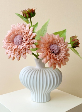 田园向日葵假花仿真花摆设客厅餐桌花艺摆件高端家居装饰花束绢花