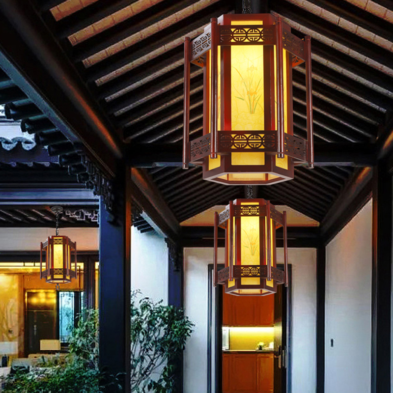 中式仿古实木户外走廊广告装饰灯笼火锅饭店茶楼古风建筑古典吊灯,淘宝优惠券,粉丝福利购,淘宝优惠卷