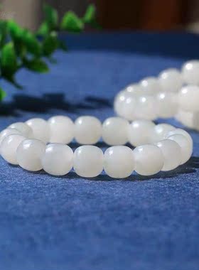 男女款天然金丝玉桶珠手链新款串