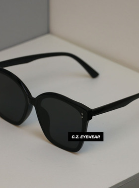 韩版gm灰渐变色方形大框墨镜网红明星款女大脸显瘦太阳眼镜男潮